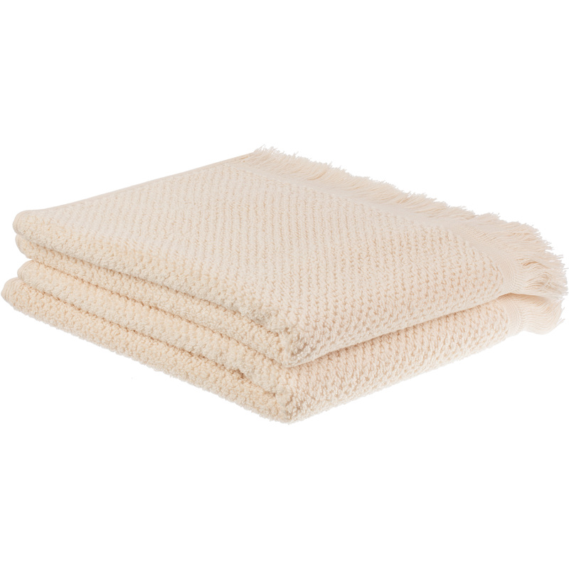 Изображение товара Набор махровых полотенец Комус Руа 50x80 см 2 штуки экрю