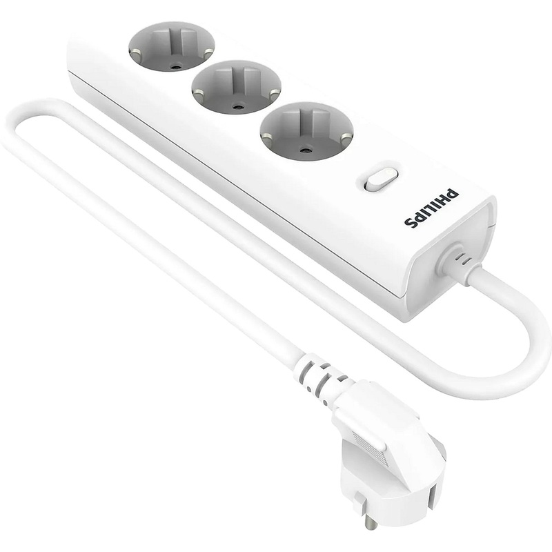 Изображение товара Сетевой фильтр Philips CHP2135WA/51 на 3 розетки 2 метра белый