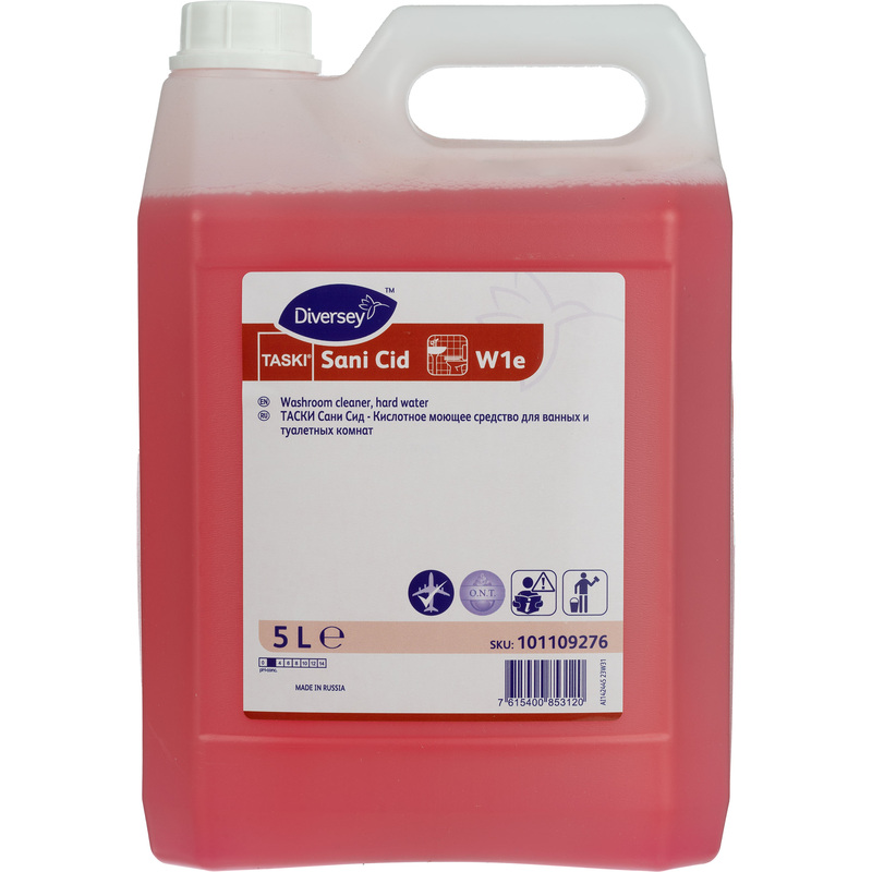 Изображение товара Средство Diversey Taski Sani Cid 5л концентрированное для очистки санузлов