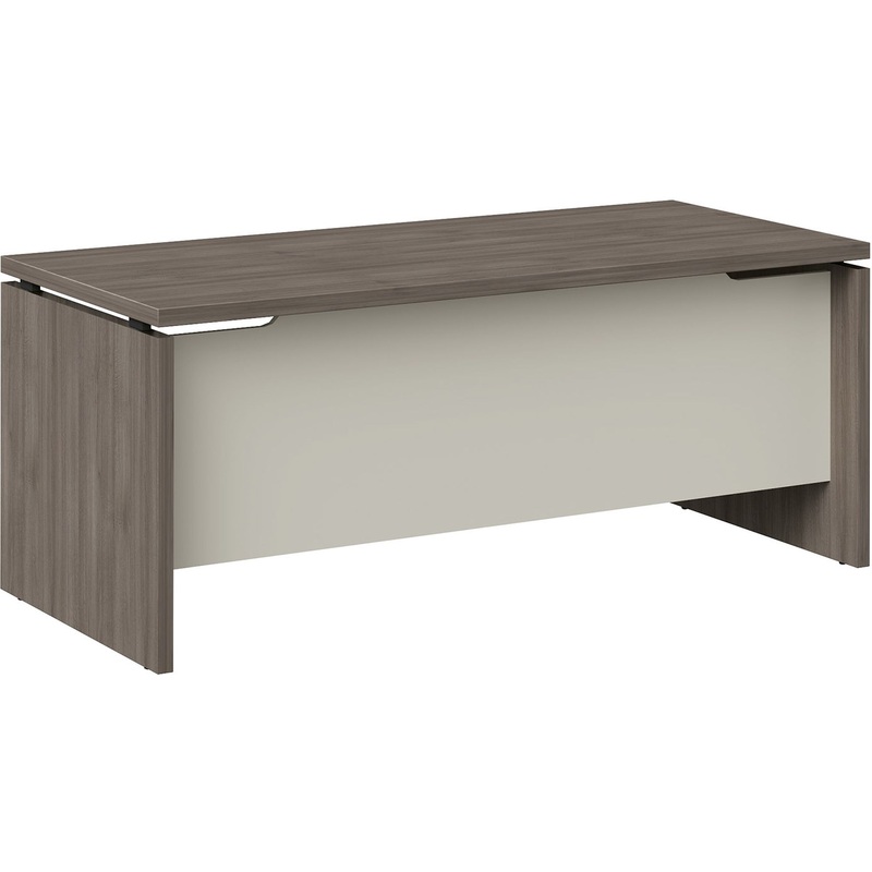 Изображение товара Стол руководителя дуб шамони бежевый 1650х900х750 мм офисный письменный