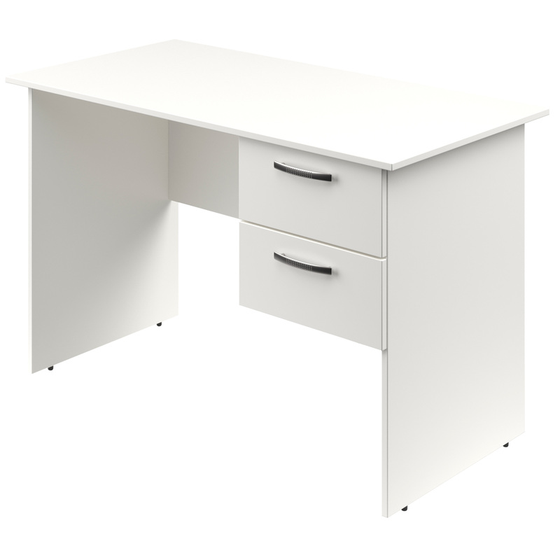 Изображение товара Стол для преподавателя с тумбой (белый, 1200x600x760 мм, 2 ящика)