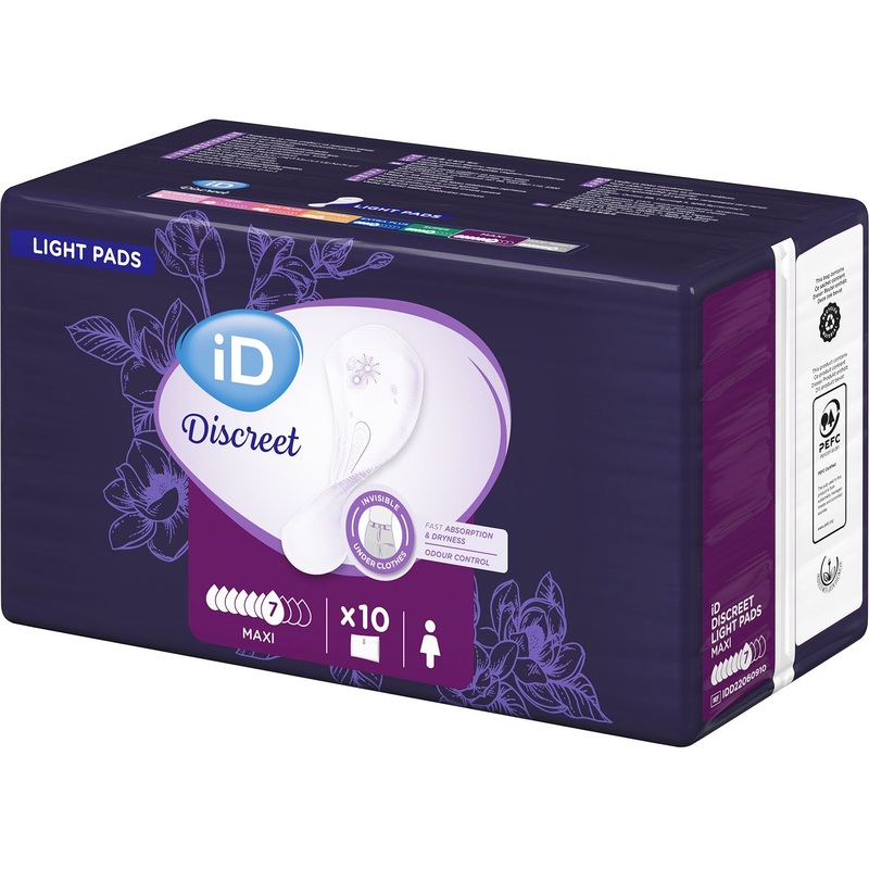 Изображение товара Прокладки урологические iD Light Discreet Maxi (10 штук в упаковке)