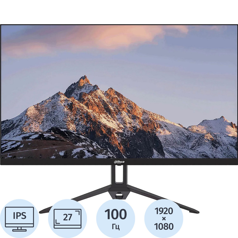 Изображение товара Монитор 27" Dahua DHI-LM27-B201E чёрный