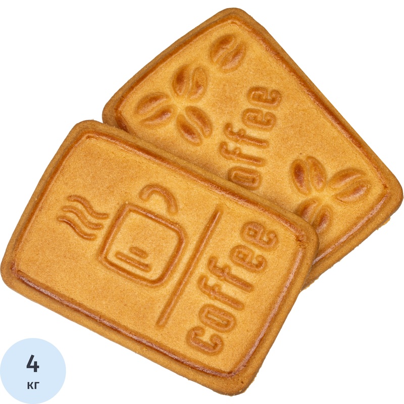 Изображение товара Печенье сахарное Яшкино К кофе со вкусом пломбира 4 кг