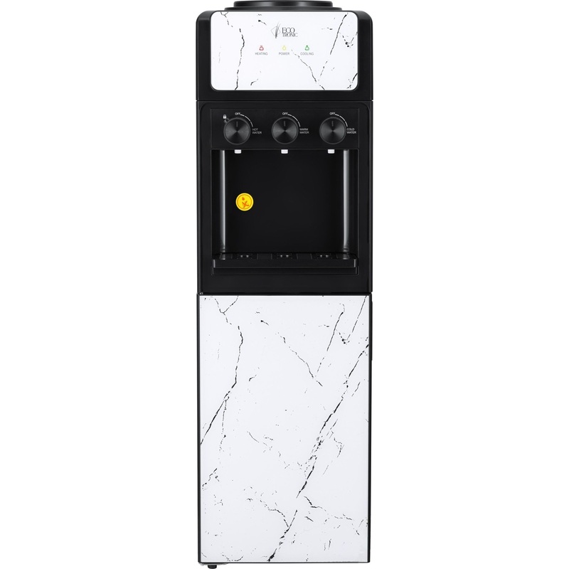 Изображение товара Кулер для воды Ecotronic Marble K25-LCE белый нагрев и охлаждение