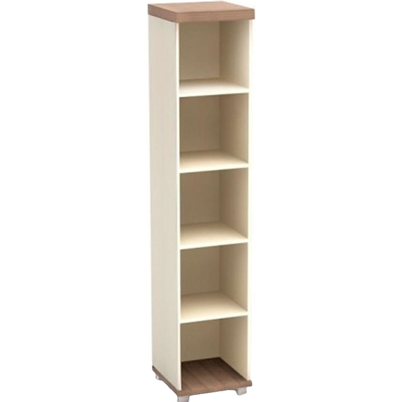 Изображение товара Стеллаж для документов Easy Easy to lead Director (дуб шамони темный/бежевый, 430х445х2105 мм)