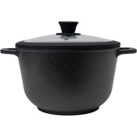 Казан литой алюминий Panairo Forrena Pro Max F(PM)-KAZ-5-AL-K.sil-I 5 л  чёрный
