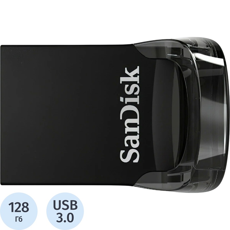 Изображение товара Флешка USB 3.0 128 ГБ SanDisk Ultra Fit SDCZ430-128G-G46