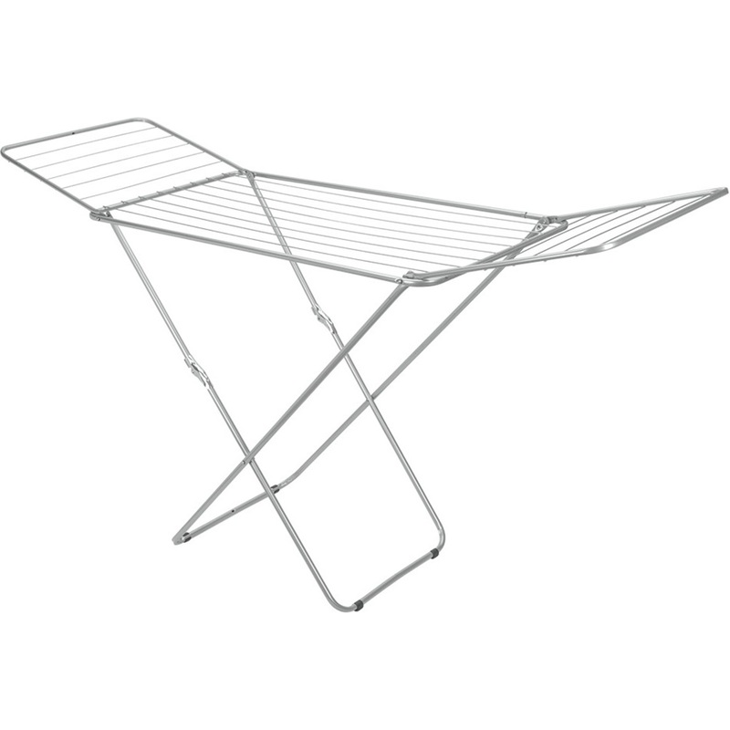 Изображение товара Сушилка для белья напольная складная Metaltex Vulcano (180x55x100 см) серая