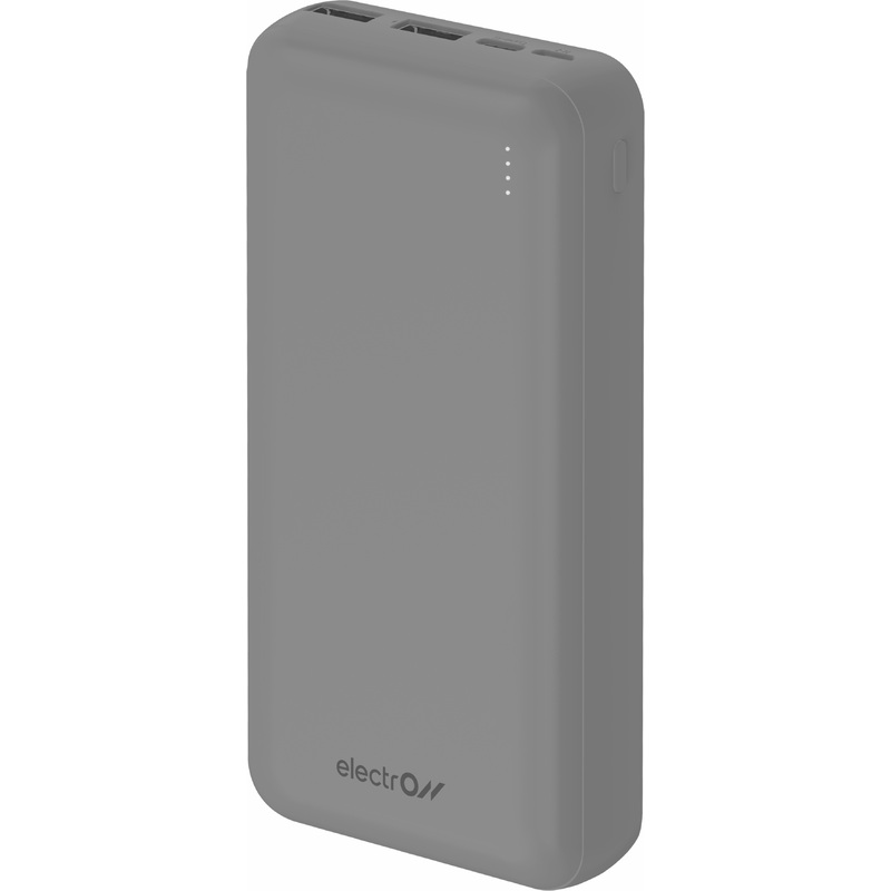 Изображение товара Внешний аккумулятор (power bank) Electron 20000 мАч 10W серый (ELNPRO-PWB2-20000-Grey) Изображение товара Внешний аккумулятор (power bank) Electron 20000 мАч 10W серый (ELNPRO-PWB2-20000-Grey)