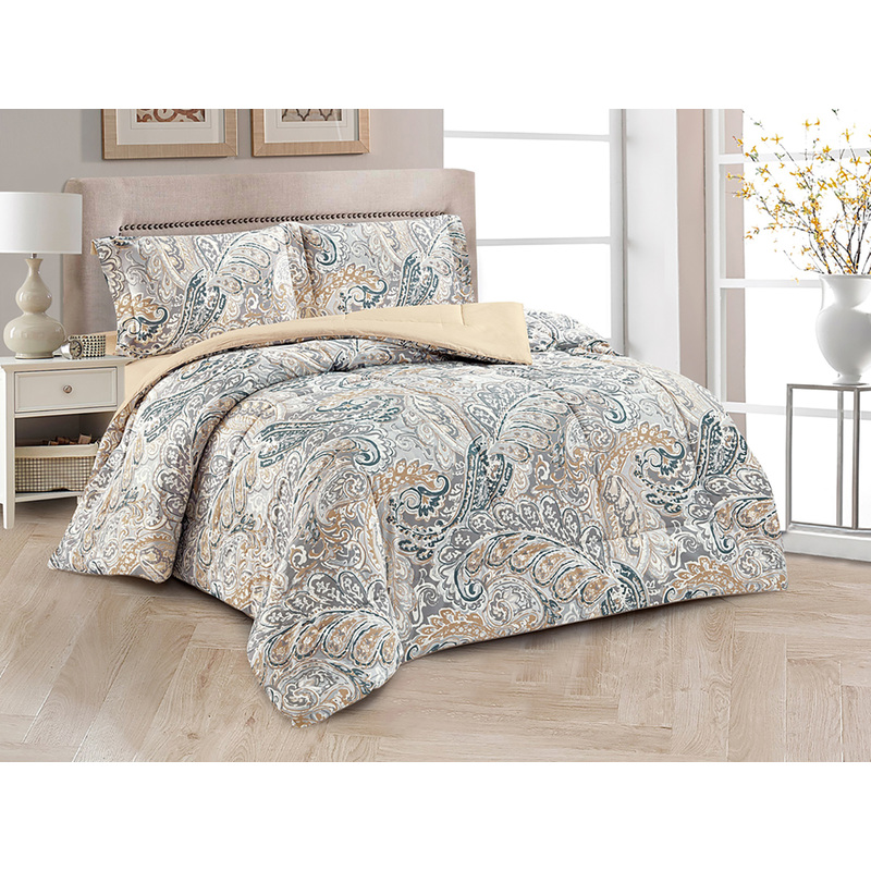 Изображение товара Набор 2-спальный Cleo Notte Bianca (одеяло 180х210 см, комплект постельного белья) 22/018-NBO