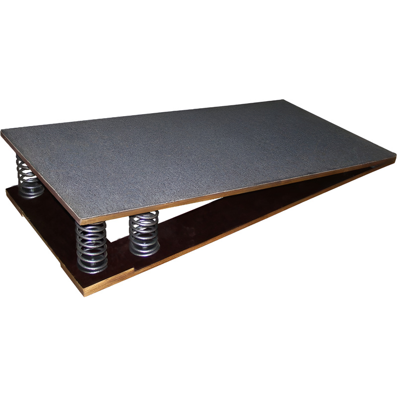 Изображение товара Гимнастический мостик с пружинами 120x60x26 см для тренировок спортсменов