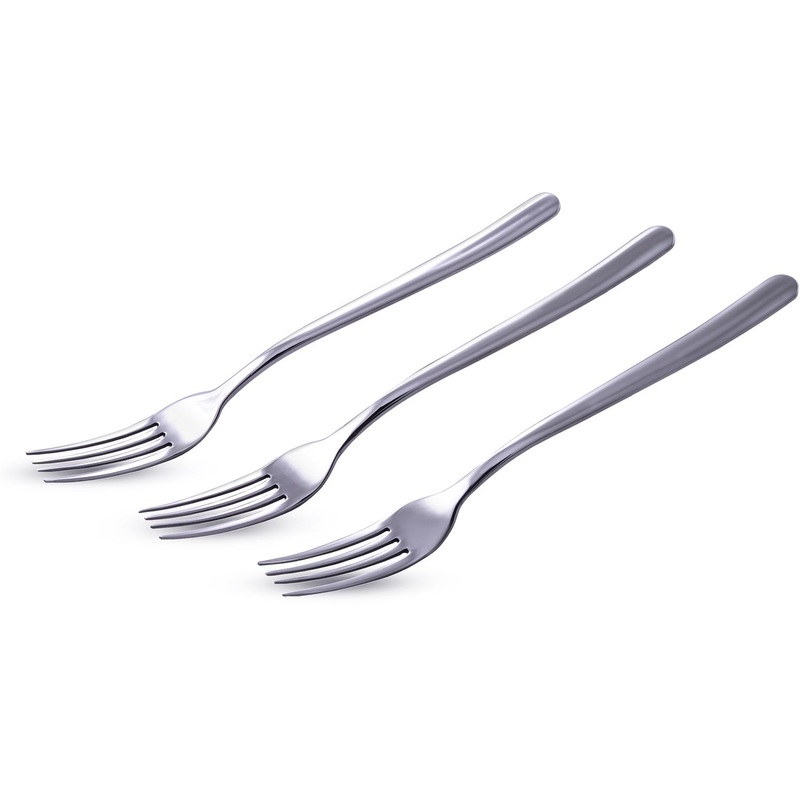 Изображение товара Вилка столовая Mielaje (313) из нержавеющей стали, 3 шт, 22.1 см