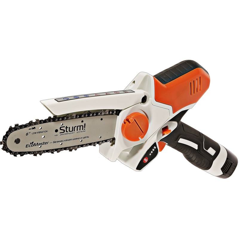 Изображение товара Аккумуляторная цепная пила Sturm CSC1804 с двумя аккумуляторами и зарядным устройством