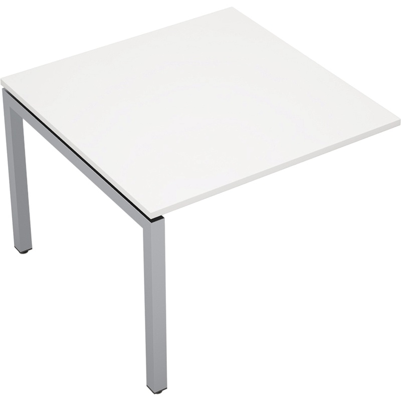 Изображение товара Стол для переговоров Avance 6МПК 501 белый/алюминий матовый 1000x1000 мм
