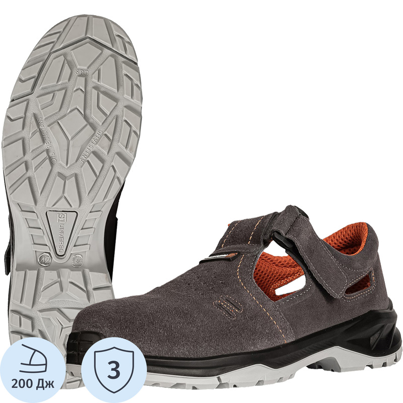 Изображение товара Полуботинки с перфорацией S1 UNIVERSO Atlas_S 6345 серые