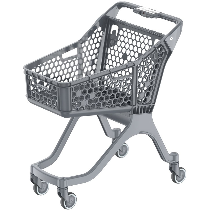 Изображение товара Тележка покупательская Surf S (серый, пластик)