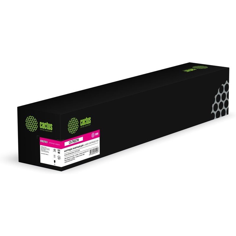 Изображение товара Лазерный картридж Cactus CS-TN227M для Kyocera пурпурный совместимый