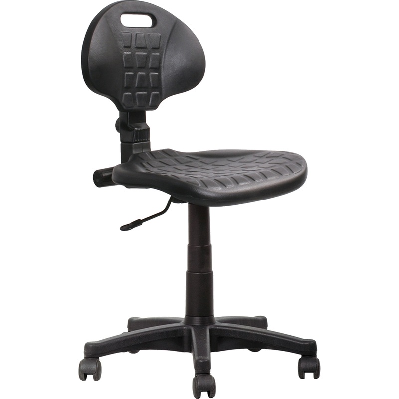 Изображение товара Кресло лабораторное Vito черное (полиуретан, пластик)