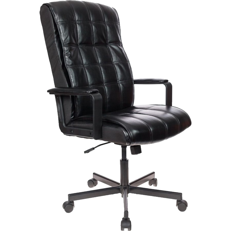 Изображение товара Кресло офисное для руководителя Easy Chair 562 TR черное рециклированная кожа металлокаркас