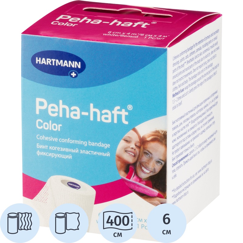 Изображение товара Бинт самофиксирующийся Peha-haft эластичный 4 м x 6 см