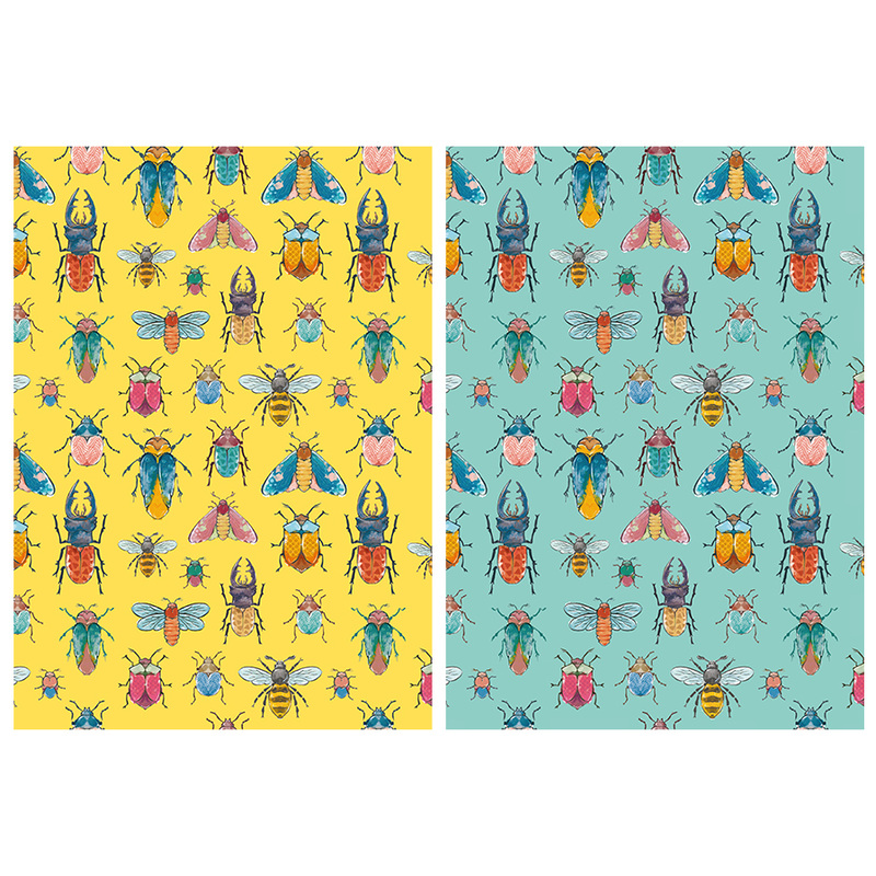 Изображение товара Тетрадь общая №1 School Жуки А5 40 листов, мягкая обложка, 2 шт