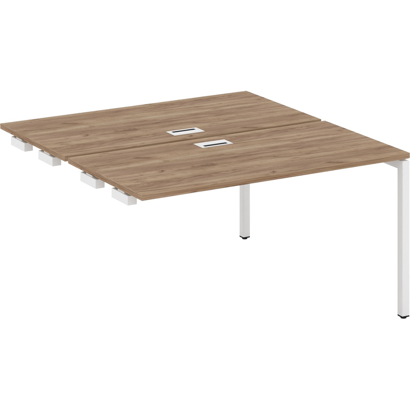 Изображение товара Стол-приставка Style Project SN-4P.DPRS-003 дуб табак/белый