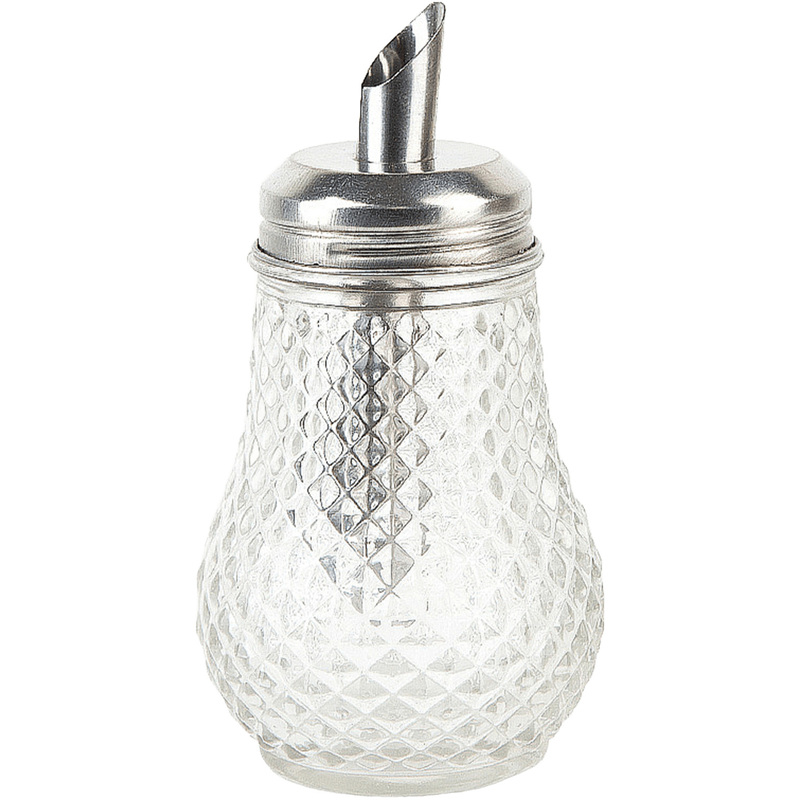 Изображение товара Сахарница Nouvelle Daily 170 мл с дозатором стеклянная, нержавейка