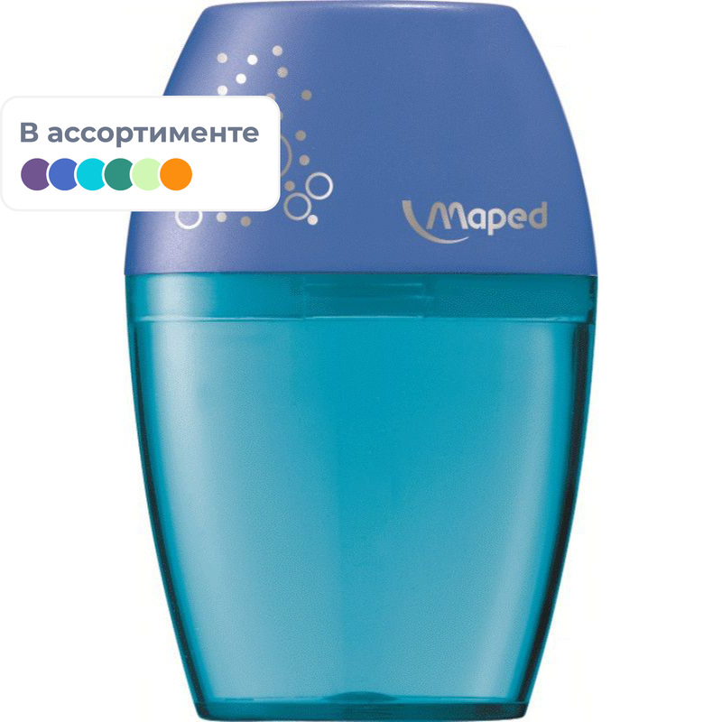 Изображение товара Точилка для карандашей Maped Shaker с контейнером пластиковая(534753)