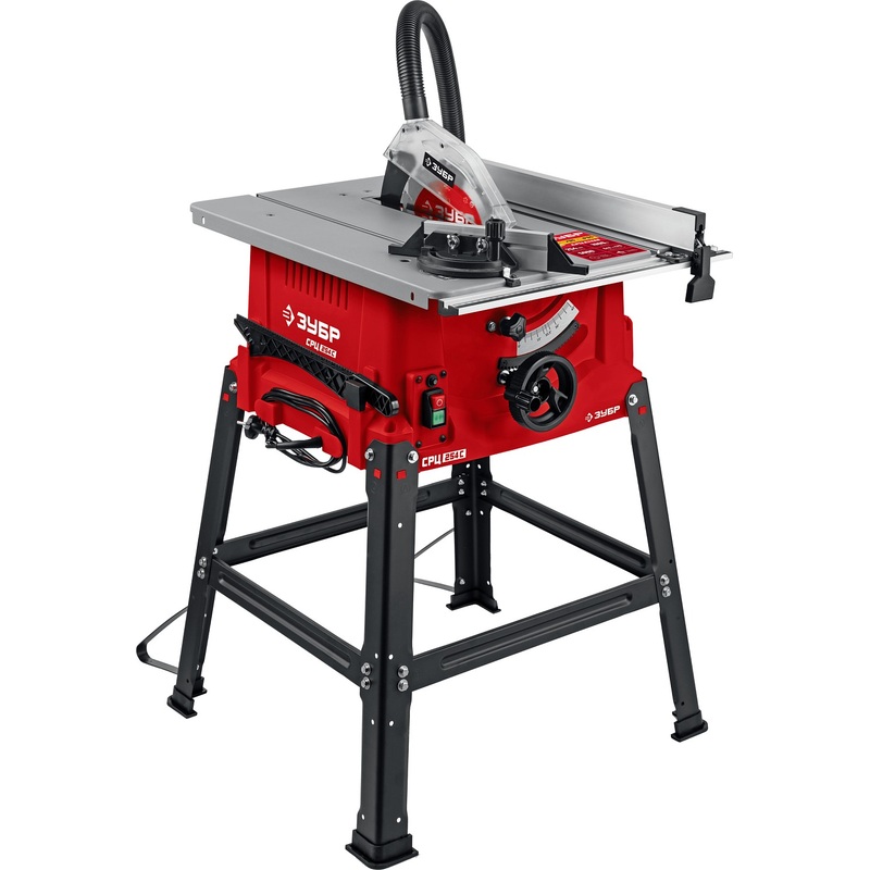 Изображение товара Станок циркулярный распиловочный напольный Зубр СРЦ-254с мощный надежный инструмент