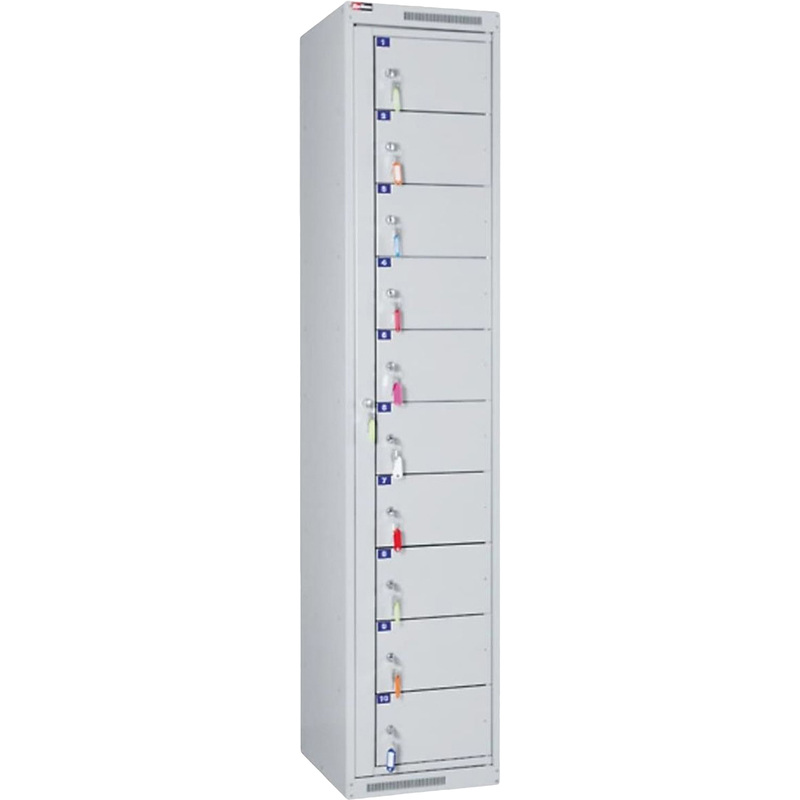 Изображение товара Шкаф для бумаг абонентский Диком АС-1010 (серый, 380x450x1820 мм)