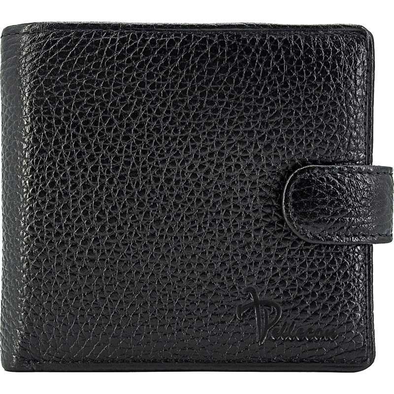 Изображение товара Мужское портмоне Pellecon из натуральной кожи чёрного цвета
