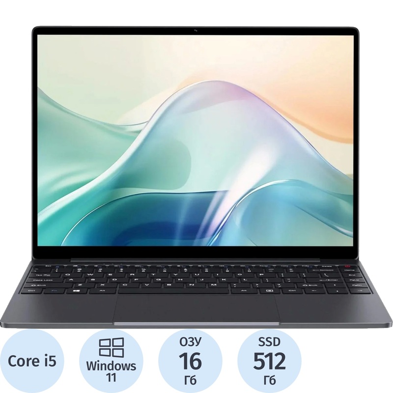 Изображение товара Acer Gadget E10ETBook 14 ноутбук Core i5 12450H 16ГБ 512ГБ SSD серый