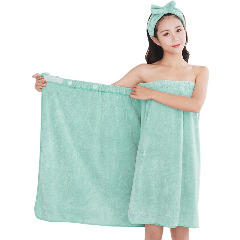 Изображение товара Килт для бани и сауны женский Bravo из микрофибры 80х150 см мятный