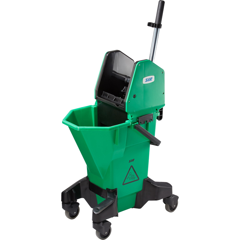 Изображение товара Уценка. Ведро на колесах Syr Эрго NU3 с отжимом 26 л (зеленое)