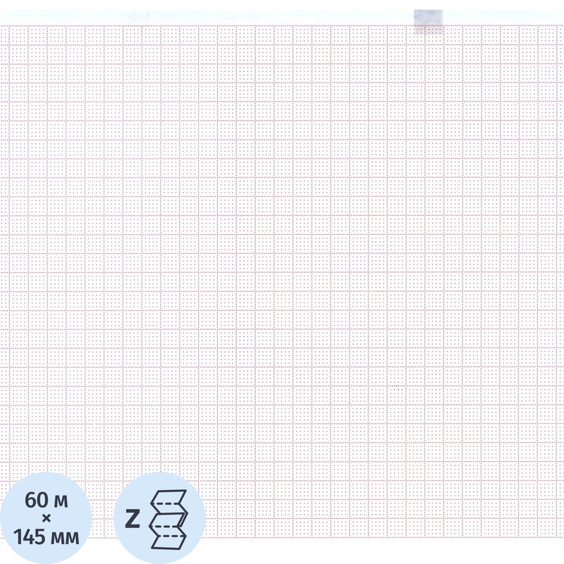 Изображение товара Бумага для ЭКГ 145 мм x 150 мм 400 листов