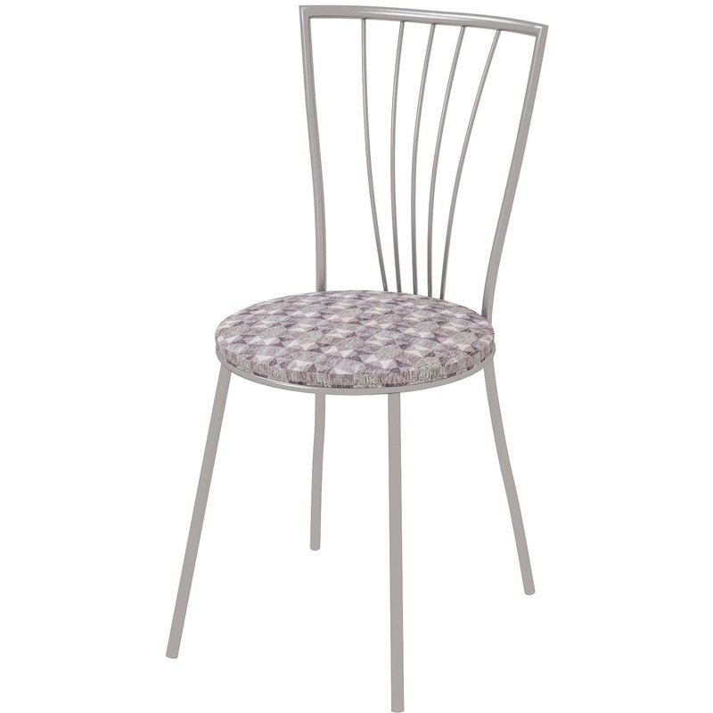 Изображение товара Стул обеденный Сириус См19.3/6 домино лиловый (ткань, металл)