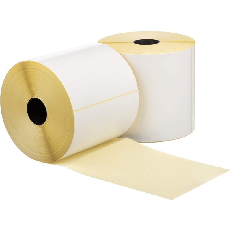 Изображение товара Уценка термотрансферные этикетки 210х148 мм белые полуглянцевые 4 рулона по 700 шт