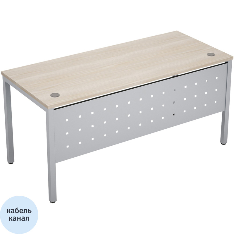 Изображение товара Стол прямой Avance 6МК.009 с алюминиевым каркасом и кабель-каналом
