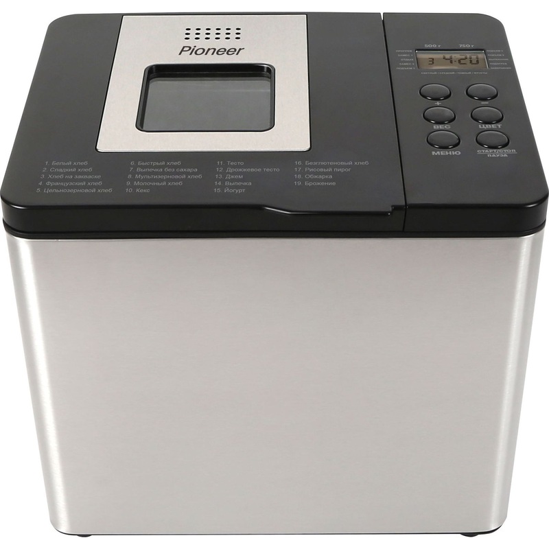 Изображение товара Профессиональная хлебопечка Pioneer MC06 с 19 программами
