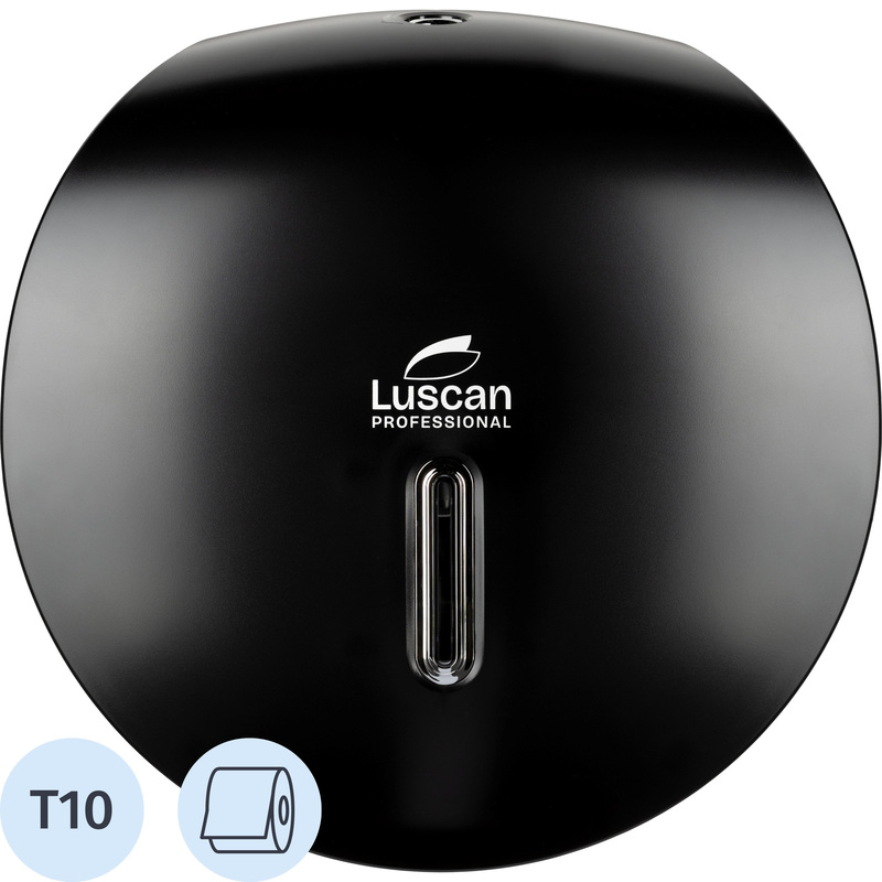 Изображение товара Диспенсер для туалетной бумаги рулонной Luscan Etalon T10 черный настенный