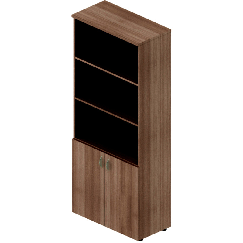 Изображение товара Шкаф для документов Агат АО-23.0 полузакрытый (орех палдао, 800x400x1910 мм)