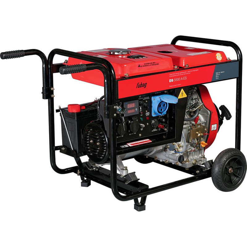 Изображение товара Генератор дизельный Fubag DS 5500 A ES мощностью 5 кВт с автоматикой