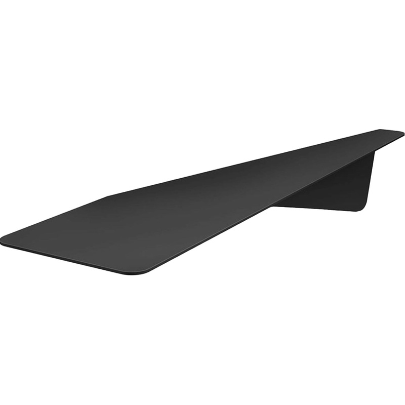 Изображение товара Полка настенная Айр Плэйс-1 черный 400х100х70 мм