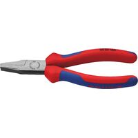 Плоскогубцы тупоносые 160 мм, черные, 2К ручки рукоятки KNIPEX  (KN-2002160)
