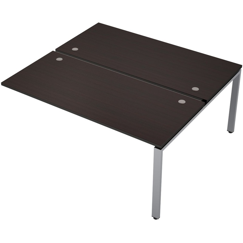 Изображение товара Рабочая станция Avance 6МБК.6274 двухместная венге/алюминий