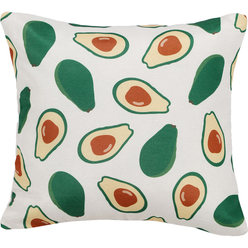 Изображение товара Декоративная подушка 40x40 см разноцветная с фотопечать и съемным чехлом