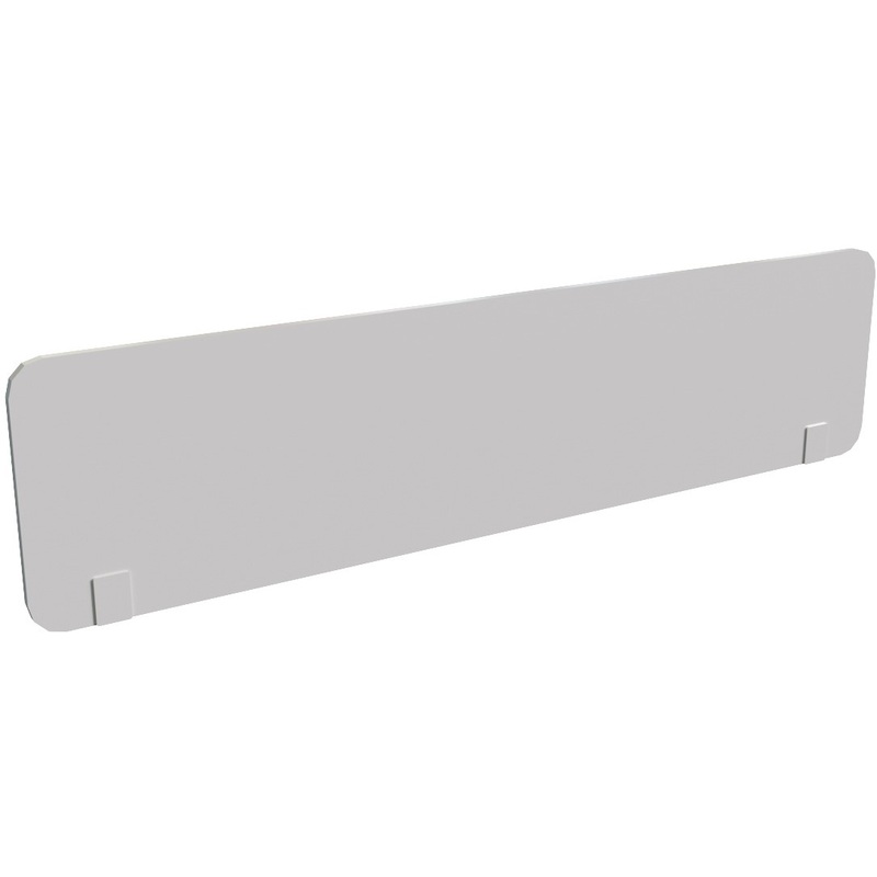 Изображение товара Экран к столу Steel 11816 фронтальный белый антрацит ламинированное ЛДСП