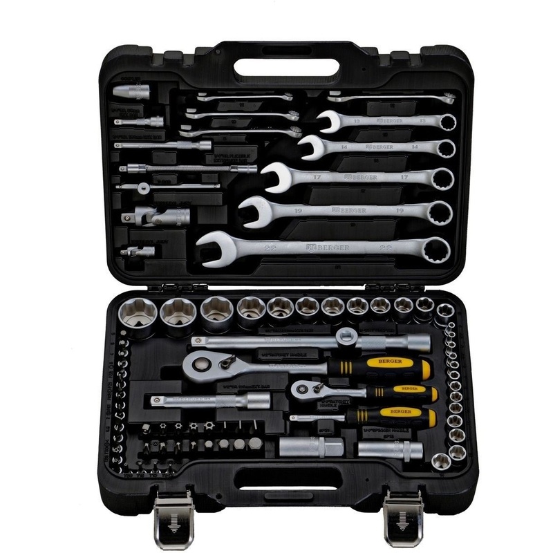 Изображение товара Набор инструмента автомобильный Berger BG082-1214 82 предмета