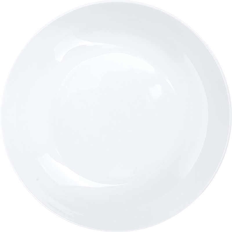 Изображение товара Фарфоровая суповая тарелка Collage 20 см белая прочная и современная